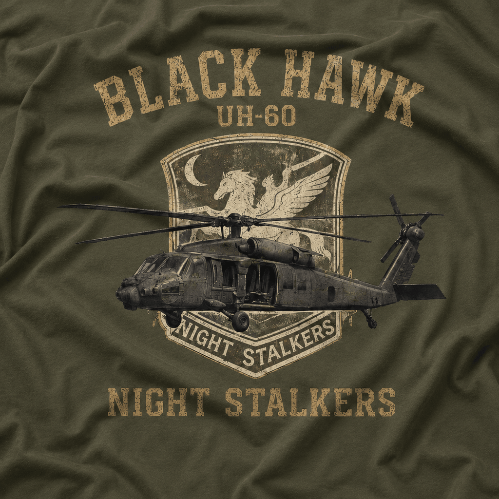 UH-60 Black Hawk Night Stalkers Shirt - VeteranShirts