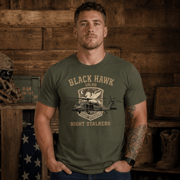 UH-60 Black Hawk Night Stalkers Shirt - VeteranShirts