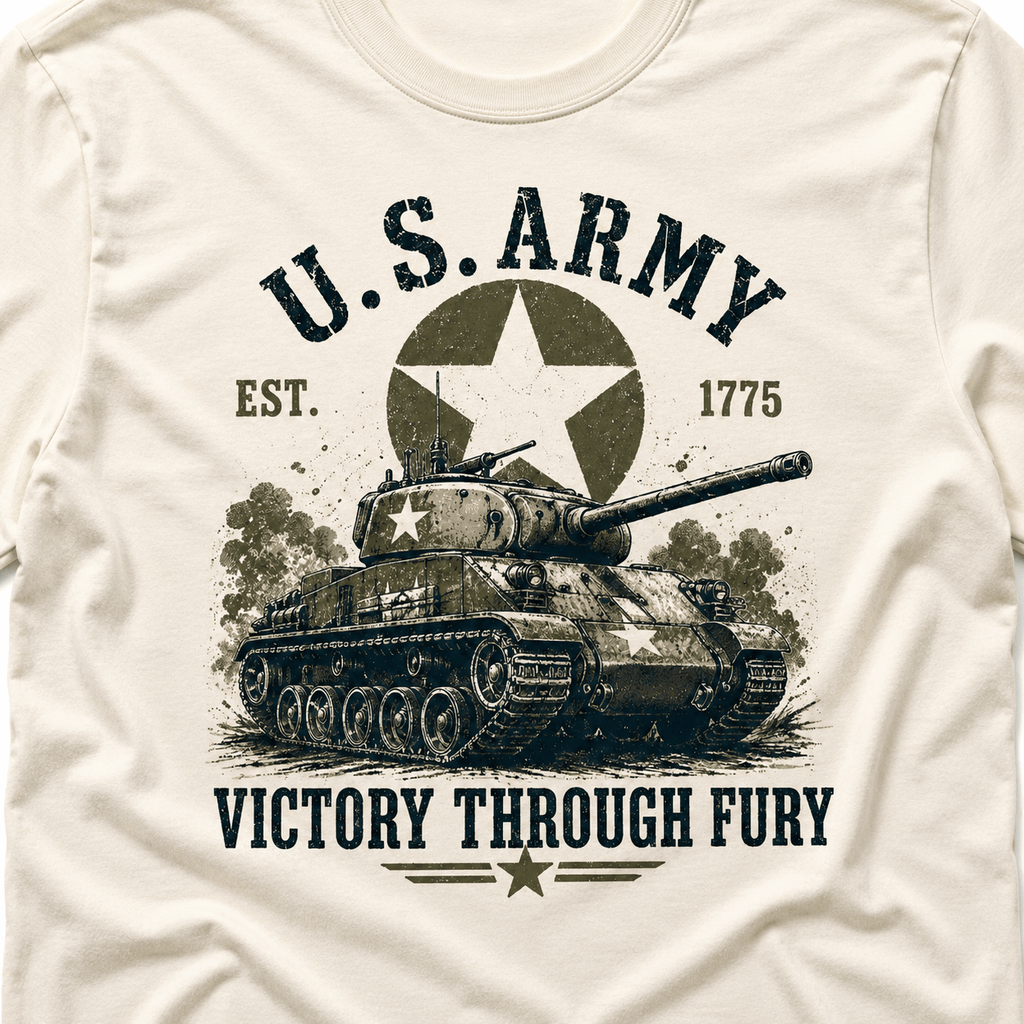 U.S. Army Fury Tank Shirt - VeteranShirts