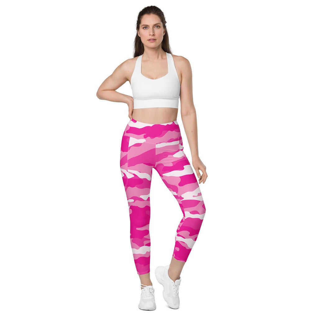 VS Leggings with pockets (Pink Cammo) - VeteranShirts