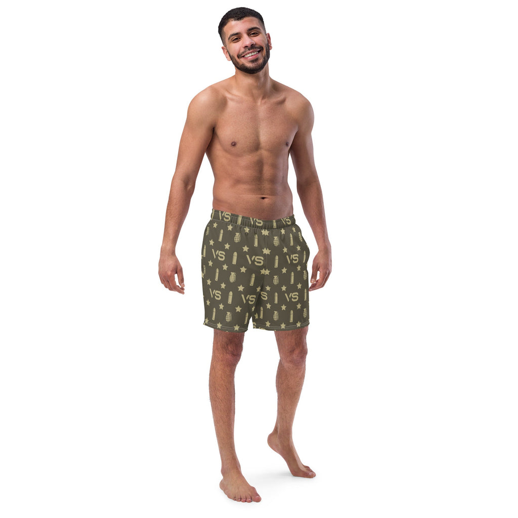 VS Mens Swin Trunks Logo - VeteranShirts