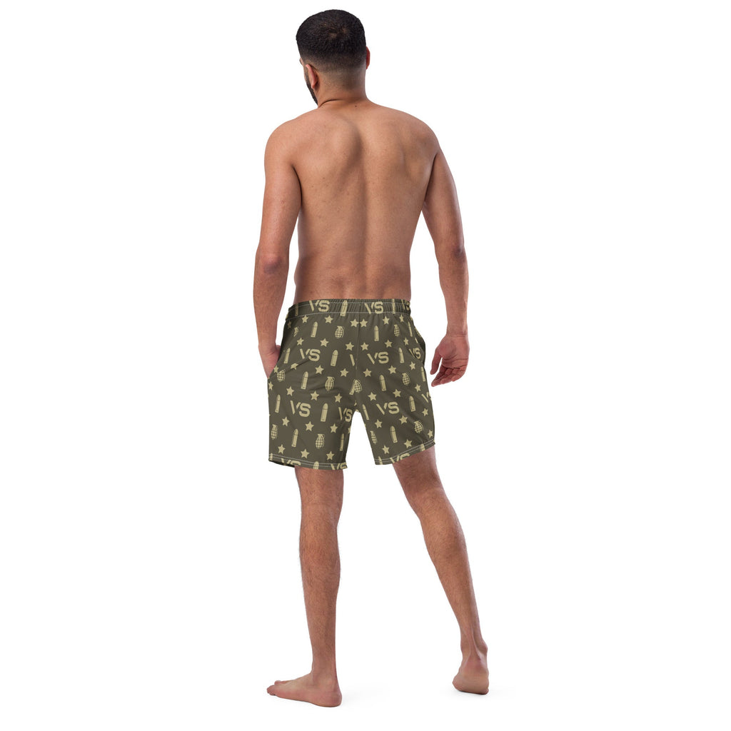 VS Mens Swin Trunks Logo - VeteranShirts