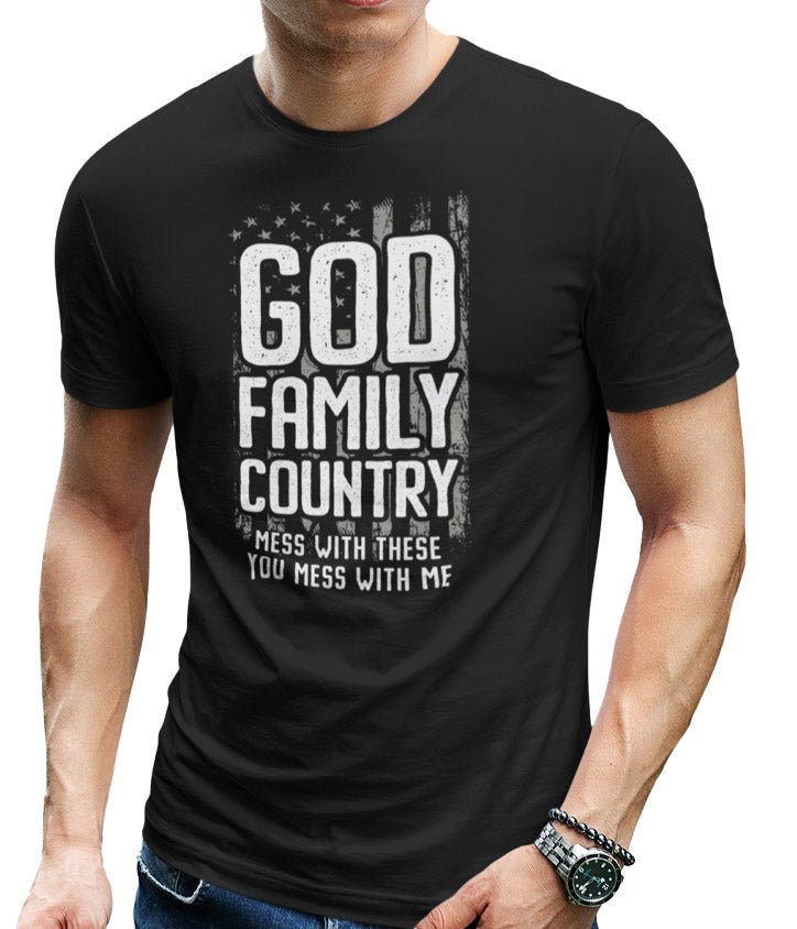 God Family Country - This I Will Defend (Veteran Shirt) - VeteranShirts
